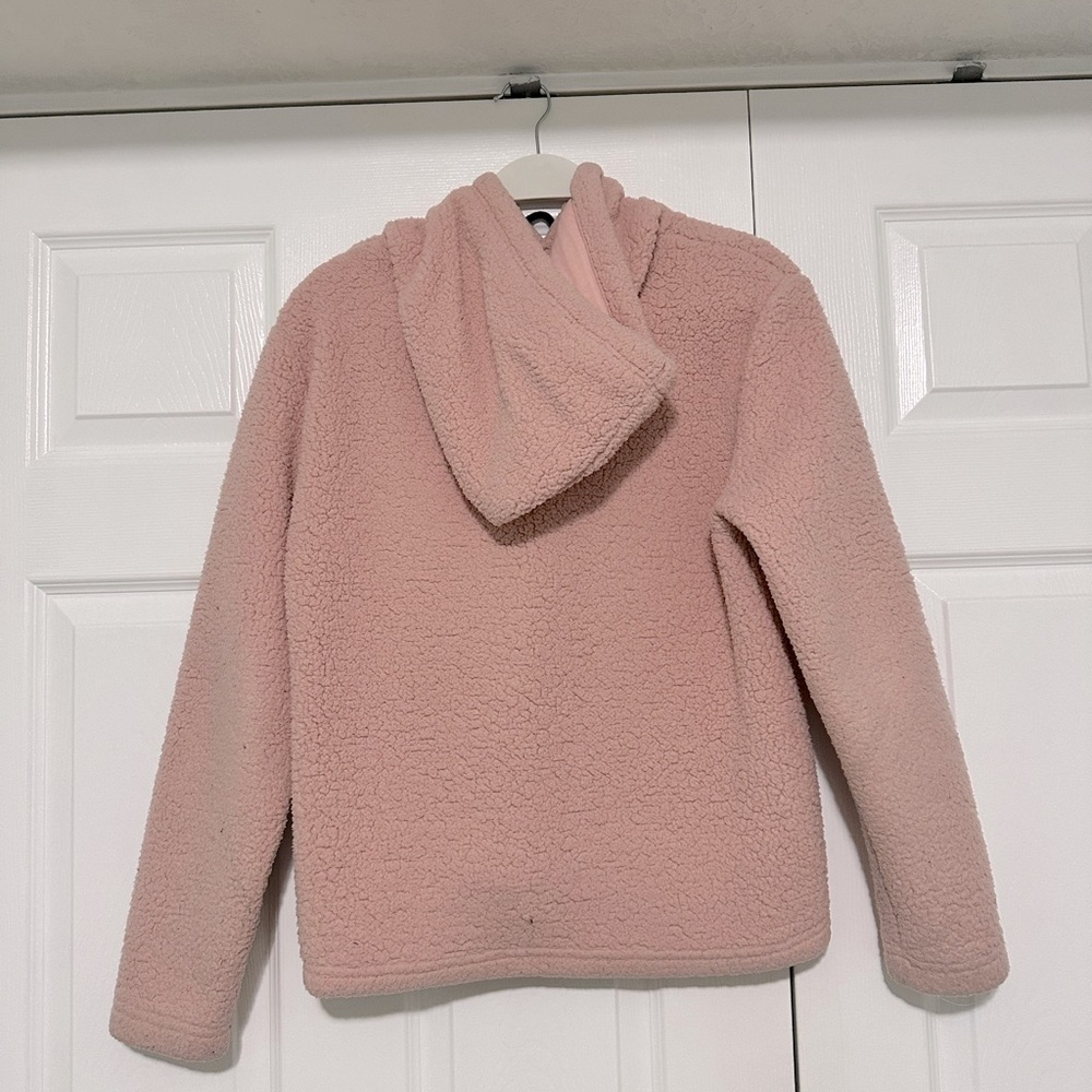 Fila Womens Josephine Sherpa Crop Super Soft Hoodie Pullover
